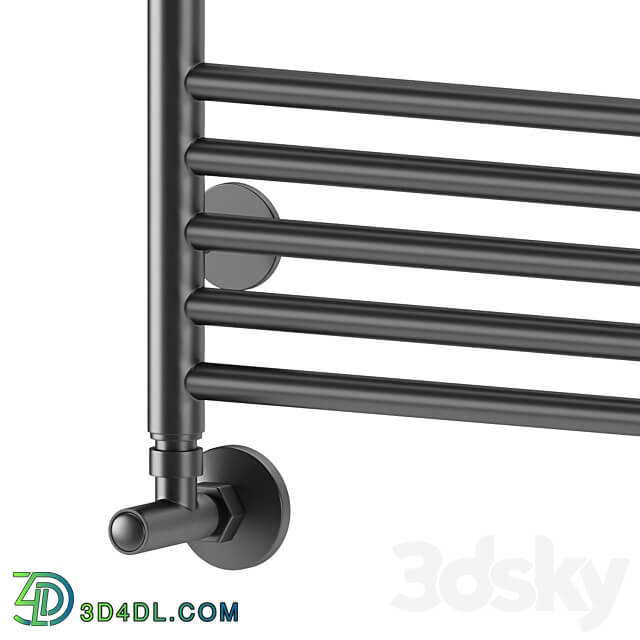 Water heated towel rail Terminus Aurora 3D Models