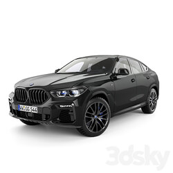 BMW X6 2021 3D Models 