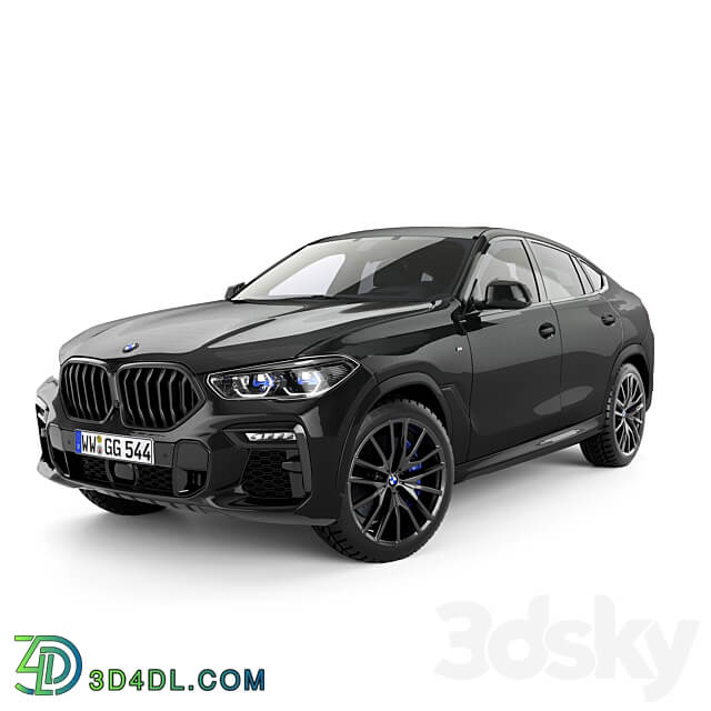 BMW X6 2021 3D Models