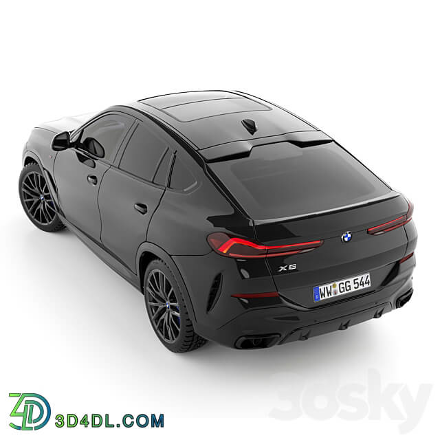 BMW X6 2021 3D Models