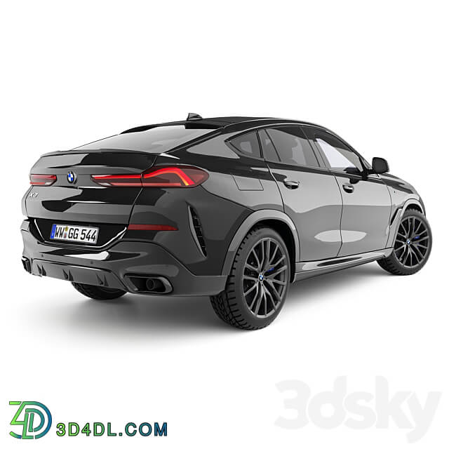 BMW X6 2021 3D Models