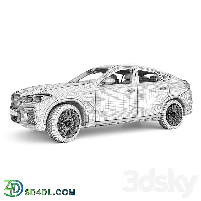 BMW X6 2021 3D Models