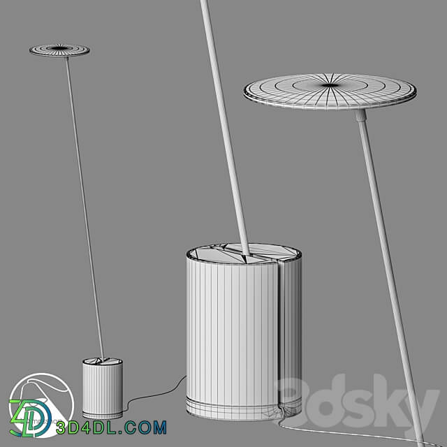 LampsShop.com T6061 Floor Lamp Fungo 3D Models