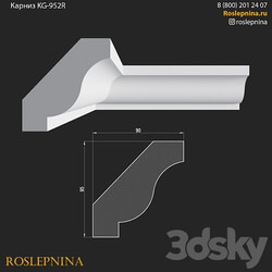 Cornice KG 952R from RosLepnina 3D Models 