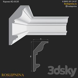 Cornice KG 953R from RosLepnina 3D Models 