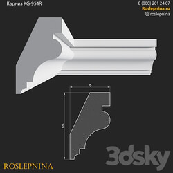 Cornice KG 954R from RosLepnina 3D Models 