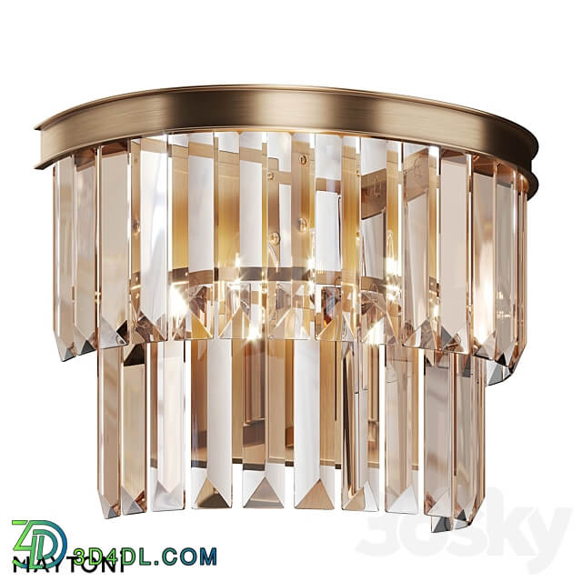 Wall lamp sconce MOD085WL 01G 3D Models