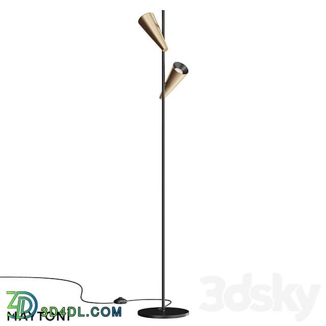 Floor lamp floor lamp MOD095FL 02BS MOD095FL 02W 3D Models