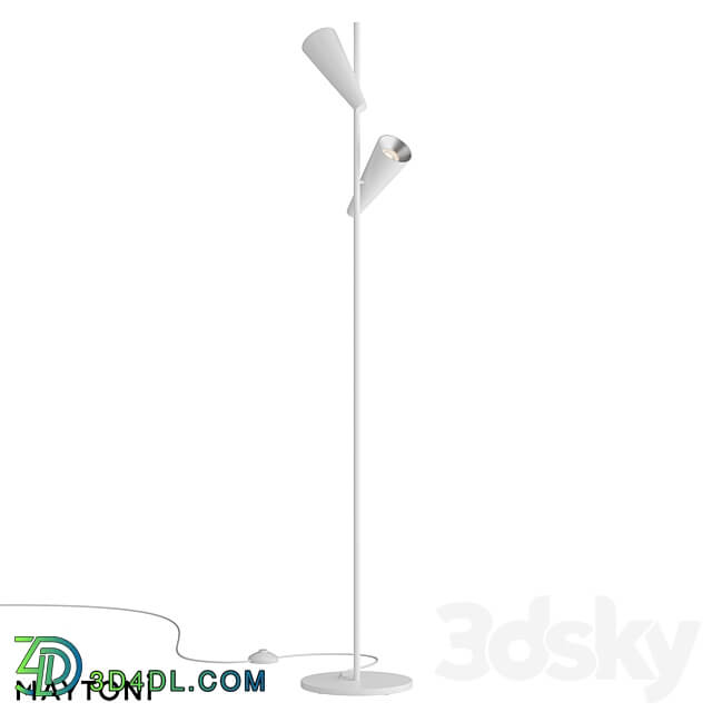 Floor lamp floor lamp MOD095FL 02BS MOD095FL 02W 3D Models