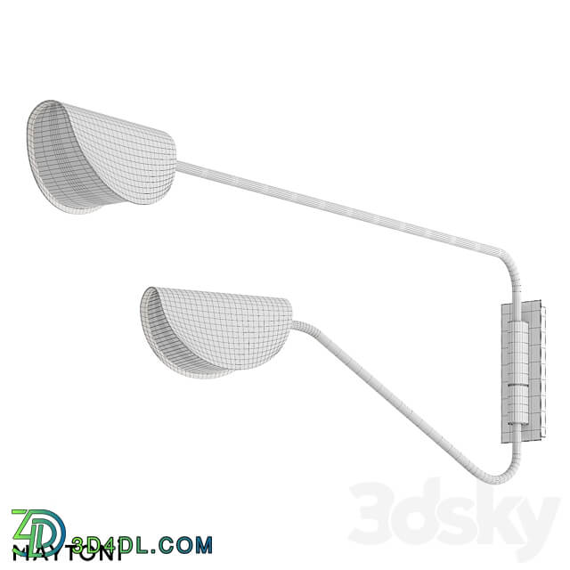 Wall lamp sconce MOD126WL 02B 3D Models