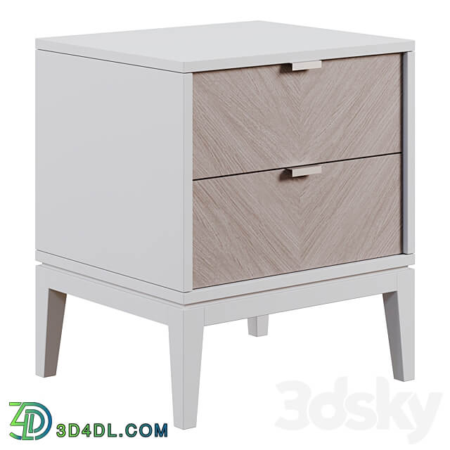 ellipse fjord nightstand Sideboard Chest of drawer 3D Models