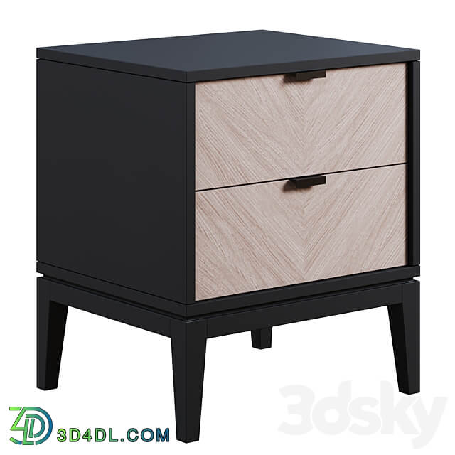 ellipse fjord nightstand Sideboard Chest of drawer 3D Models