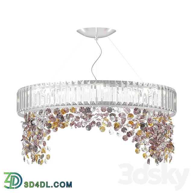 Hanging chandelier Patrizia Volpato Diadema 9260 S70 Pendant light 3D Models