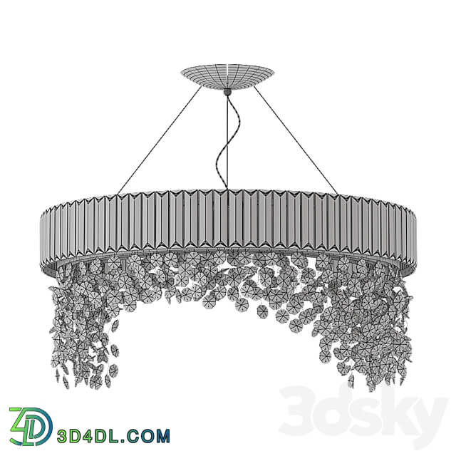 Hanging chandelier Patrizia Volpato Diadema 9260 S70 Pendant light 3D Models