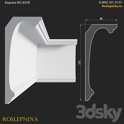 Cornice KG 955R from RosLepnina 3D Models 
