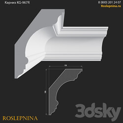 Cornice KG 967R from RosLepnina 3D Models 
