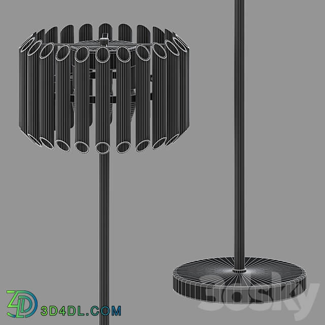 OM Floor lamp Bogates 01106 4 and 01107 4 Castellie 3D Models