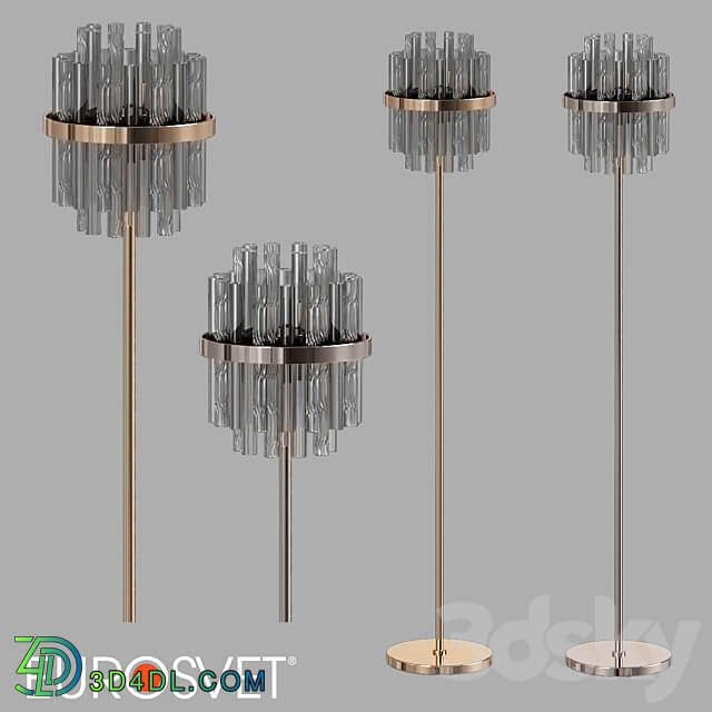 OM Floor lamp Bogates 01110 4 and 01111 4 3D Models