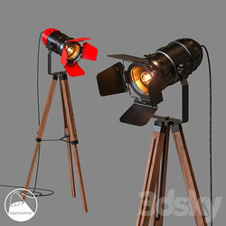 LampsShop.com T6082 Floor Lamp Spotlight 3D Models 