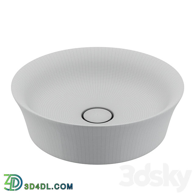 OM Duravit White Tulip Furniture Washbasin 236550 3D Models
