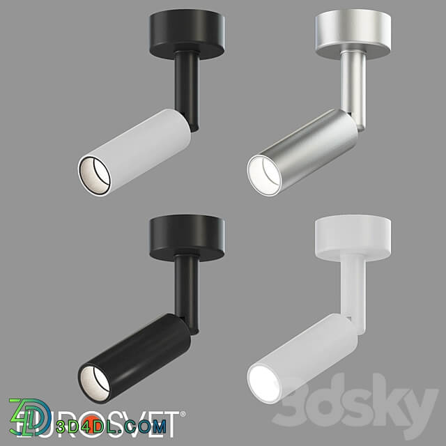 OM LED Wall Light Eurosvet 20133 1 LED Pin 3D Models