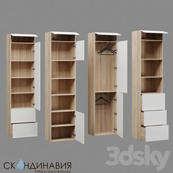 Cabinets SKANDINAVIYA OM Wardrobe Display cabinets 3D Models 