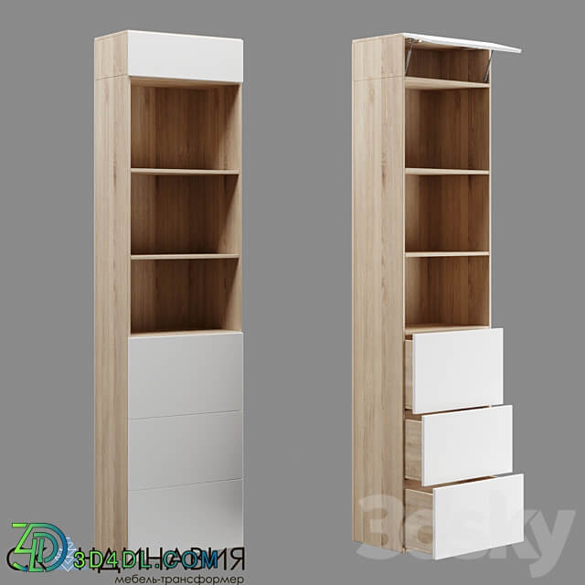 Cabinets SKANDINAVIYA OM Wardrobe Display cabinets 3D Models
