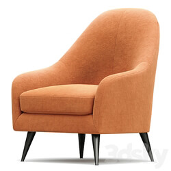 Sandy Orange armchair 3D Models 