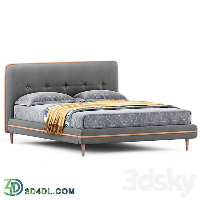 Madeira bed Bed 3D Models