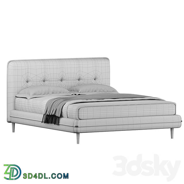 Madeira bed Bed 3D Models