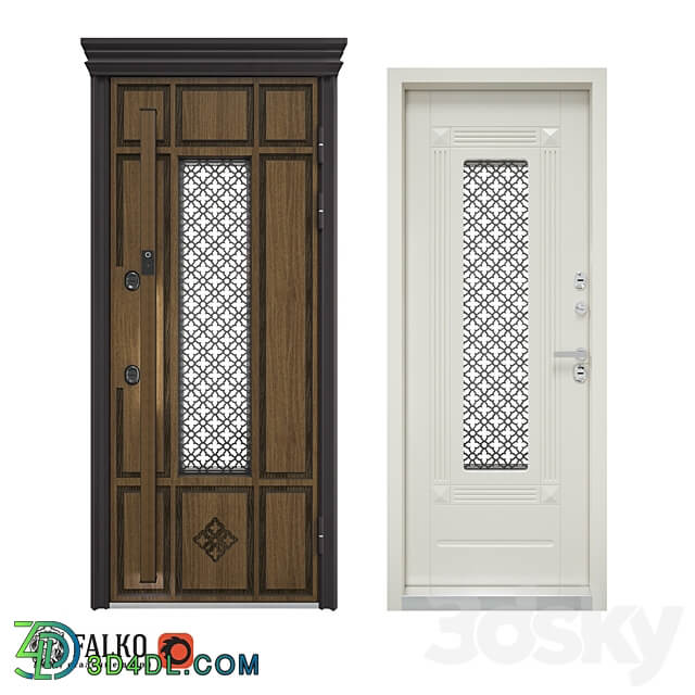 OM glass door 3D Models