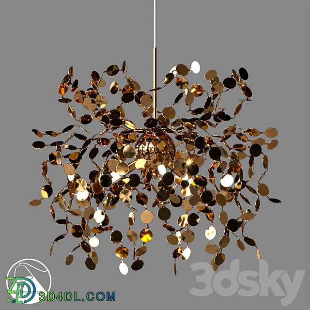 LampsShop.com L1004 Chandelier Terzana Argo Pendant light 3D Models