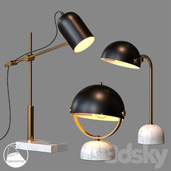 LampsShop.com NL5026 Table Lamp Strict Geometry 3D Models 