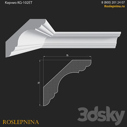 Cornice KG 102ET from RosLepnina 3D Models 