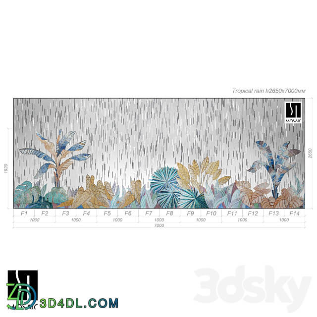 OM Tropical rain Other decorative objects 3D Models