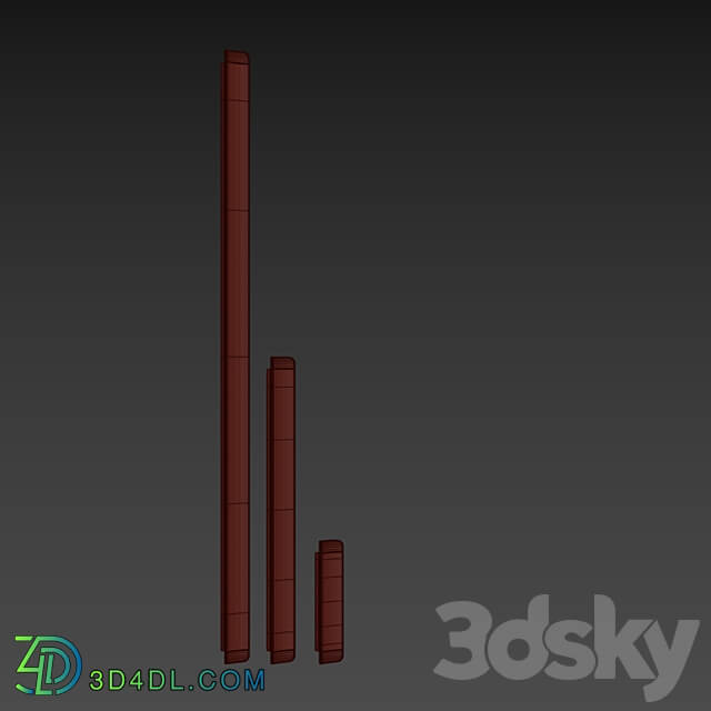 Furniture handle Gobeya rounded OM Other 3D Models