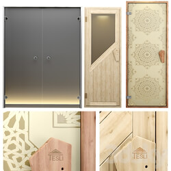 A set of doors for baths saunas and hammam 3D Models 
