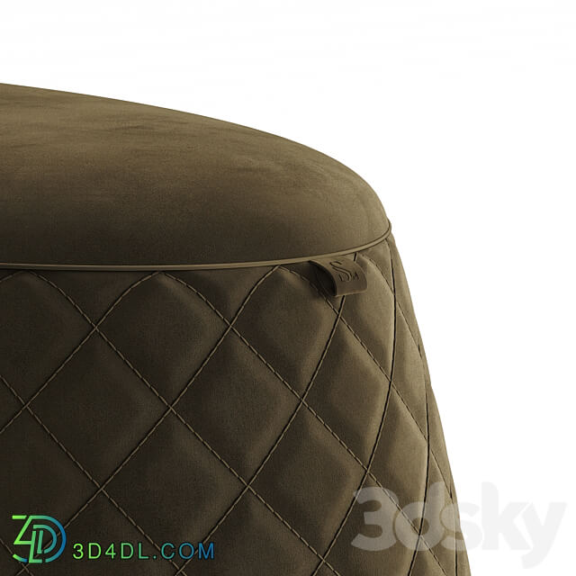 STORE 54 Pouffe BonBon Vert 3D Models