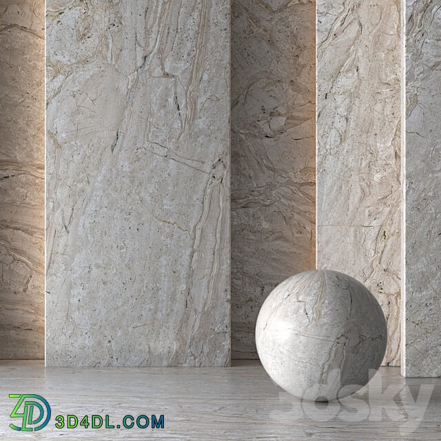 Cream Marble Material 8K Seamless Tileable No 101 3D Models