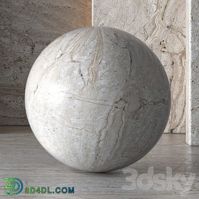 Cream Marble Material 8K Seamless Tileable No 101 3D Models