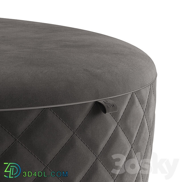 STORE 54 Pouffe BonBon Brun 3D Models