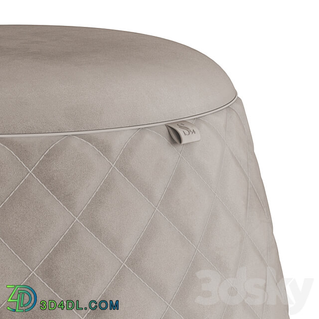 STORE 54 Pouffe BonBon Perle 3D Models