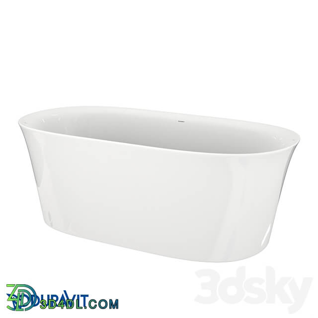 OM Duravit White Tulip Bathtub 700469 3D Models