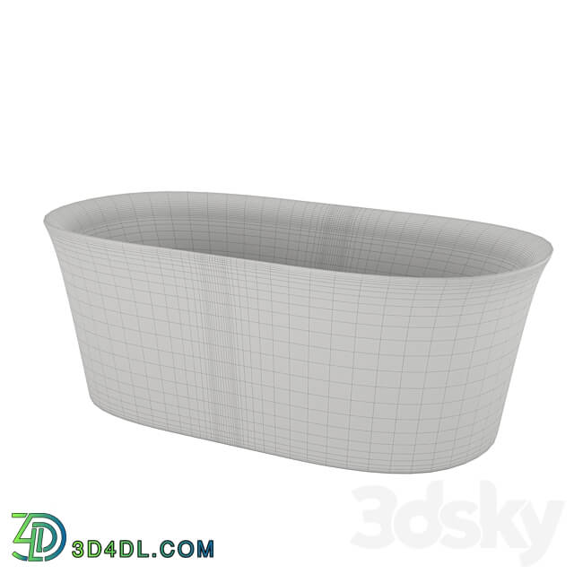 OM Duravit White Tulip Bathtub 700469 3D Models