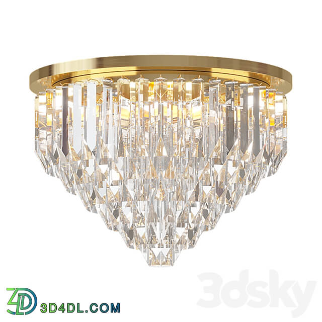 Ceiling chandelier Patrizia Volpato Cristalli 5030 PL60 Ceiling lamp 3D Models