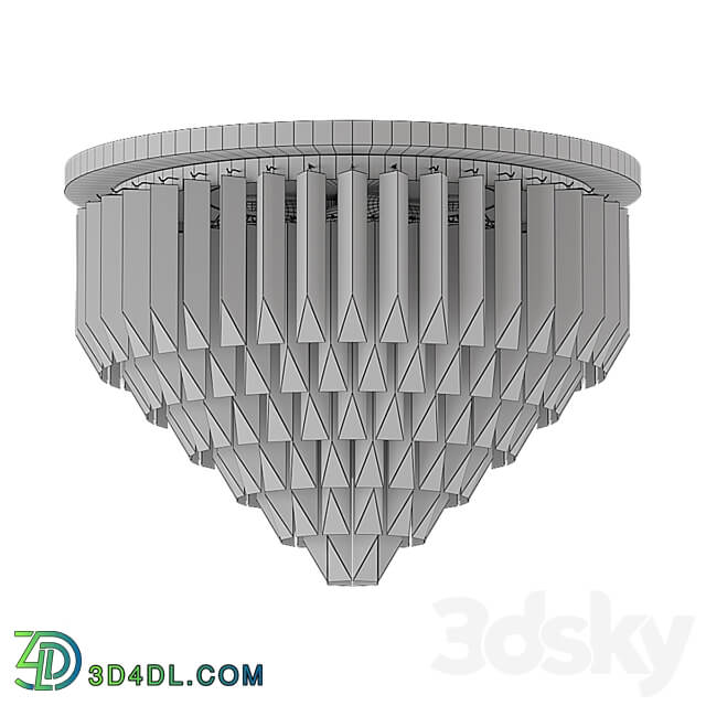 Ceiling chandelier Patrizia Volpato Cristalli 5030 PL60 Ceiling lamp 3D Models