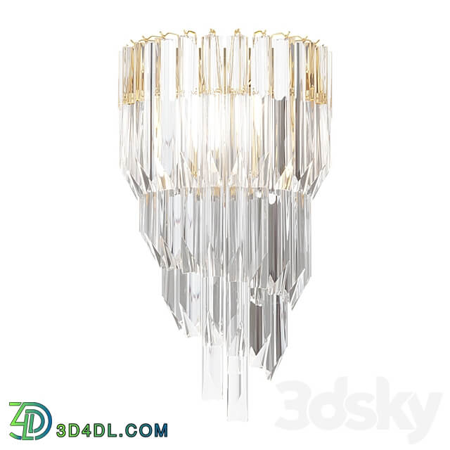 Wall lamp Patrizia Volpato Cristalli 5070 APP25 3D Models