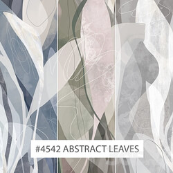 Creativille wallpapers 4542 Abstract Leaves 3D Models 