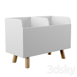 OM Shelf on wooden legs Miscellaneous 3D Models 