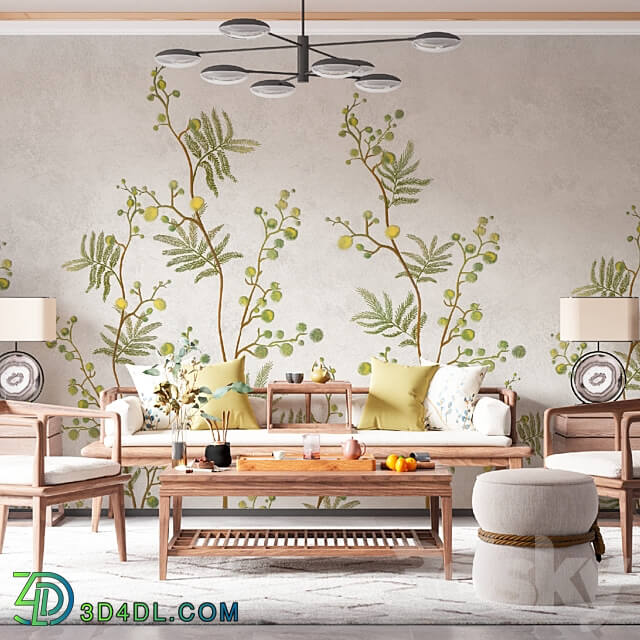 ArtFresco Wallpaper Designer seamless wallpaper Art. Bo 018OM 3D Models